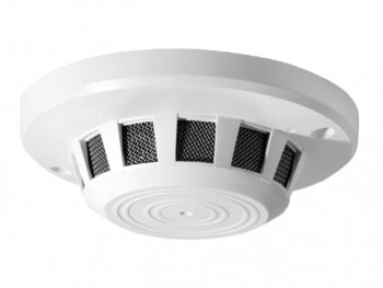 a covert camera hidden in a common smoke detector